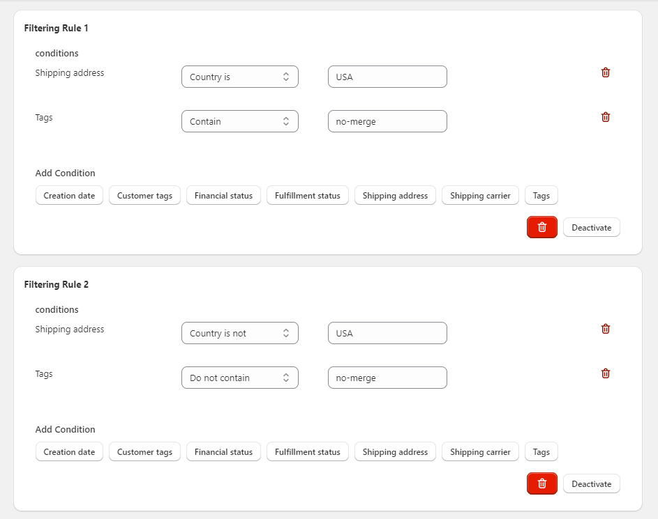 Filtering by Tags